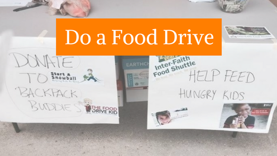 do your own food drive