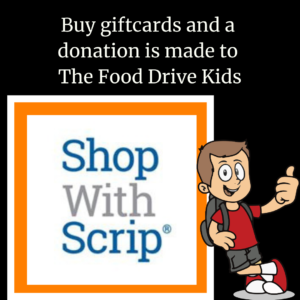 shop with scrip - the food drive kids
