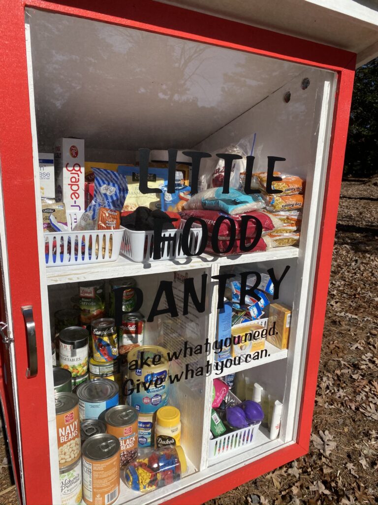 The Food Drive Kids Install Little Food Pantries The Food Drive Kids